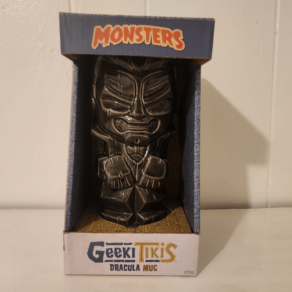 Monsters Dracula Tiki Mug - Black